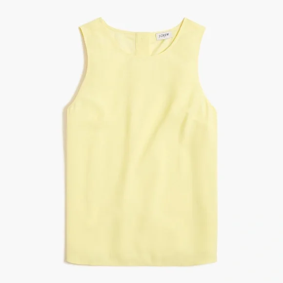J.Crew Sleeveless Button-back Shell - Picture 4 of 8